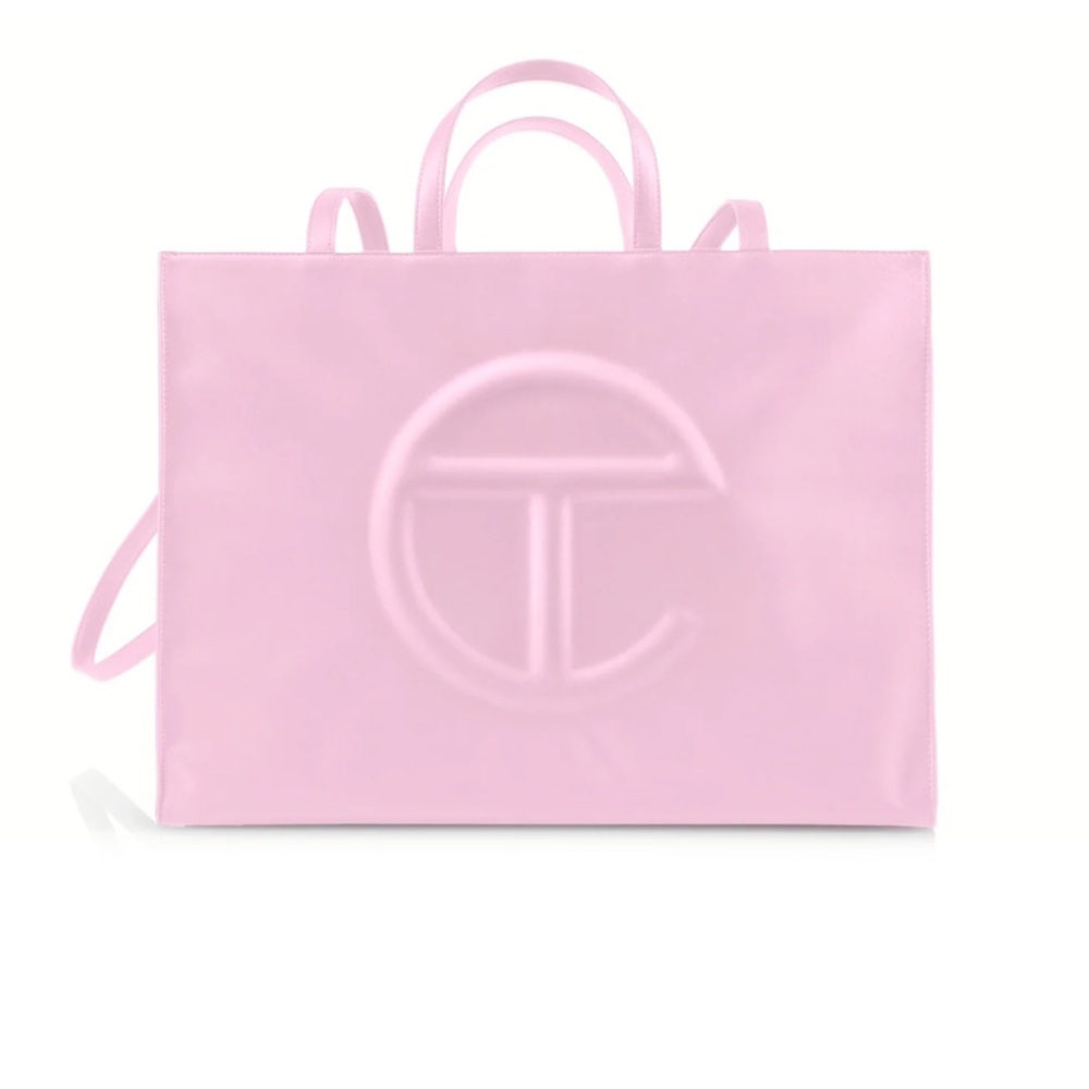 Bubblegum medium telfar shopping bag